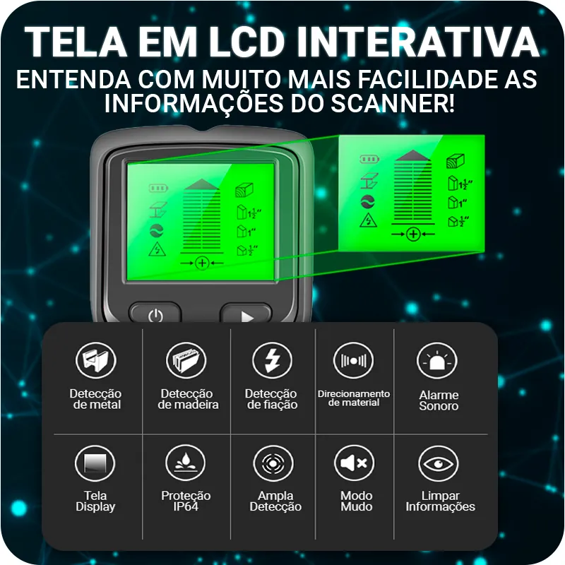 Scanner de Parede de Alta Precisão